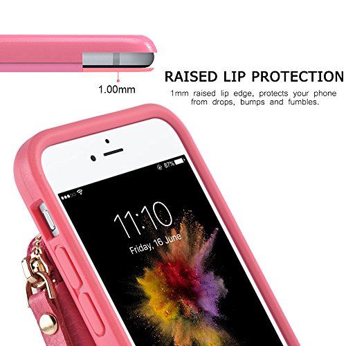 image for iphone 6 Plus Wallet Case, ZVE iphone 6 Plus Case with Credit Card Hol