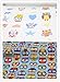 iNee Cute Owl Fat Quarters Fabric Bundle, Sewing Quilting Fabric, 18x22 inches,(Owl)