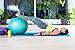 Pavandeep Exercise Ball Chair, BPA Free (Charcoal, M (65cm))