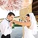 Makkow Rose Gold Balloons - Confetti & Latex Balloons (32 pcs) 12 inch Premium Party Balloons for Bridal Shower Decorations Wedding Birthday Decorations, Balloons for Party ! 2 pcs Ribbon included