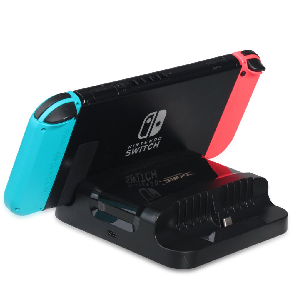 Likorlove Nintendo Switch Charger, Dual USB Type-C Charging Dock Station Cradle for Nintendo Switch Console