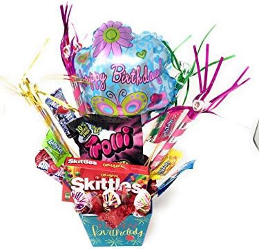 Happy Birthday Decorated Candy Bouquet and Mug