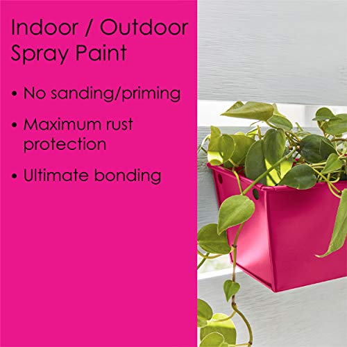 Krylon K02708007 Fusion AllInOne Spray Paint for Indoor/Outdoor Use