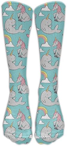 Unisex Colorful Narwhal Friends Athletic Socks Stockings Tube Socks