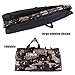 Sougayilang Portable Waterproof Double-Layer Camo Fishing Rod Bag Carrier Storage Case