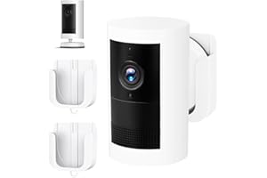 ALERTCAM No Drill Wall Mount for Outdoor Cam Plus, Easy Installation with Strong Adhesive Tape or Screws, Indoor Camera Mount for Security Camera, 2Pack, White