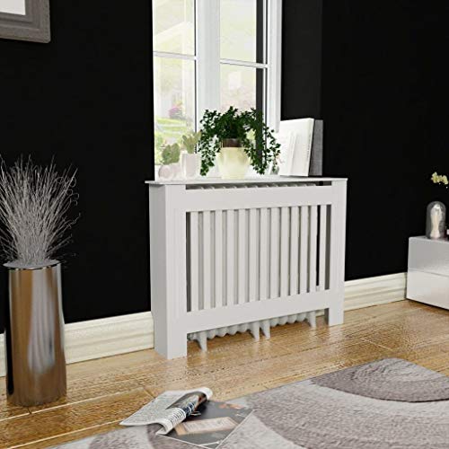 Topfire White MDF Radiator Cover Heating Cabinet 44" - Thumbnail 6