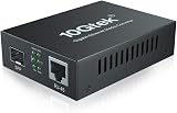 10Gtek 2 Pack Gigabit Ethernet Media Converter Open SFP Slot RJ45 to SFP