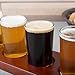 Handmade Deluxe Professional Beer Flight with Chalkboard, 5-Piece
