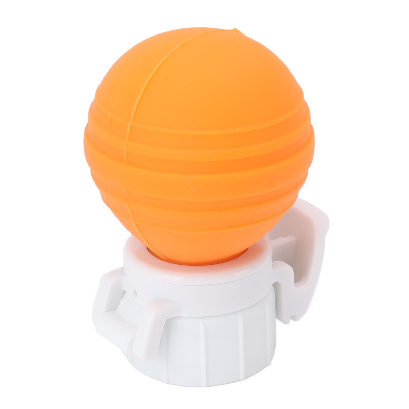 Bottle Pump Cap, Fizz Keeper Pump Cap, Soda Bottle Saver Stopper, Soda Fizzy Drink Push Type Saver Lid, Manual Inflation Bottle Stopper, Gifts (Orange)