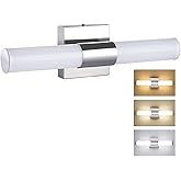 TRLIFE Modern Bathroom Vanity Light, 10W LED, 3 Color Temperature, Dimmable, 18.1inch, Stainless Steel