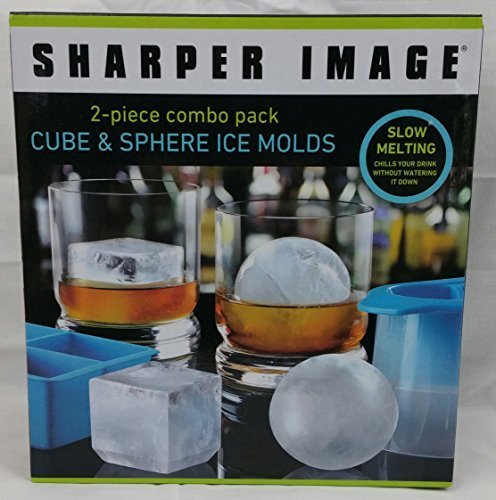 Sharper Image Cube & Sphere Ice Molds