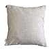 ilkin Custom Decorative Inspirational Quotes Cushion Cover 100% Cotton Blend Linen Square Pillow case - Pillow Covers for Sofa, Living Room, Etc.