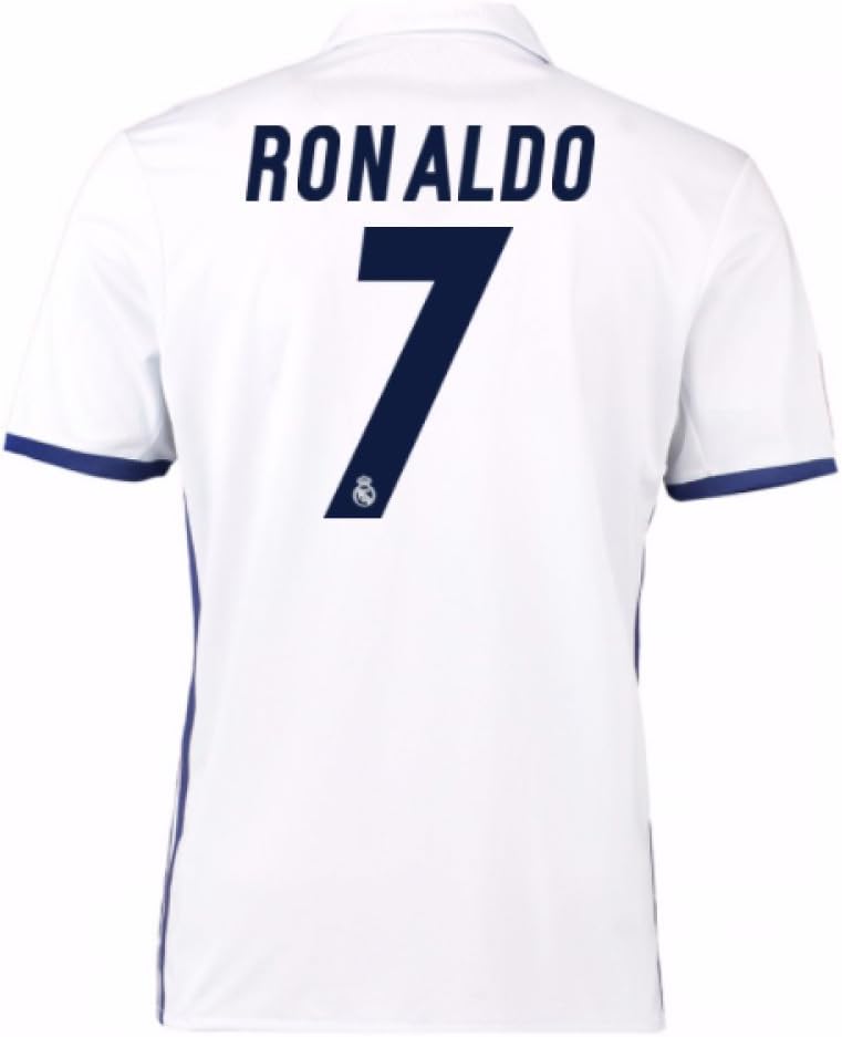 2016-17 Real Madrid Home Football Soccer T-Shirt (Cristiano Ronaldo 7)