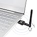 USB Wifi Adapter for Faster Wifi - USB Wifi Antenna for Laptop and Desktop - 600 MBPS - Dual Band for Lightning Fast Connection. 5 Minute Install for Windows and Mac - USBNovel USB Dongle