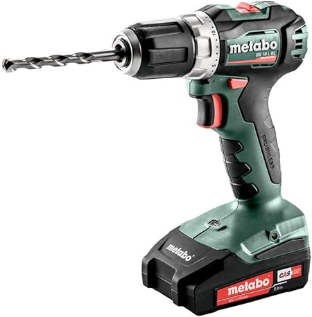 Metabo 602326500 Bs 18 L Bl Perceuse Visseuse Sans Fil 2 X 4 0 Ah Couleur Size Amazon Fr Bricolage