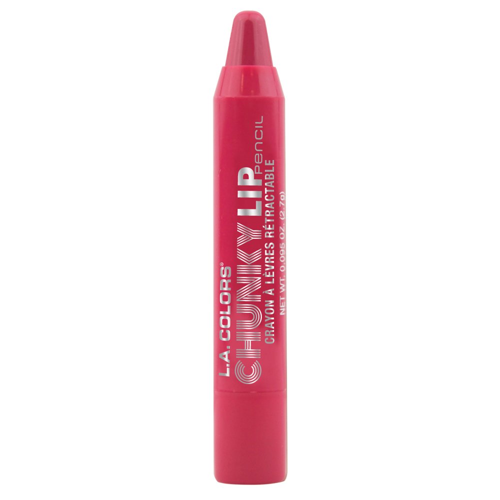 L.A. COLORS Chunky Lip Pencil, Rose, 0.04 Ounce