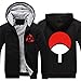 Holran Anime Naruto Uchiha Sharingan Thicken Jacket Cosplay Hoodie