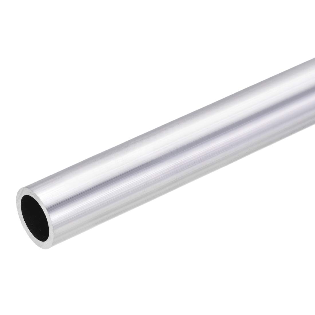 sourcing map 6063 Aluminum Round Tube, 25mm OD 19mm Inner Dia 300mm Length Seamless Straight Tubing
