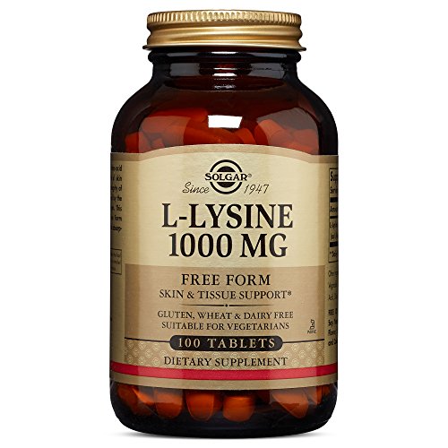 Solgar L-Lysine 1000 mg, 100 Tablets