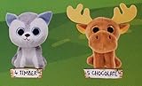 Mcdonalds 2017 TEENIE BEANIE BOOS - #4 TIMBER & #5 CHOCOLATE