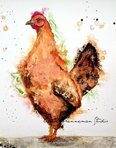 Spirit of Chicken hand-signed fine art print by Ellen Brenneman