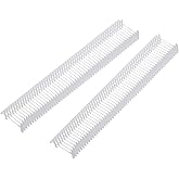 MECCANIXITY 5000Pcs Standard Tagging Gun Fasteners,0.5 Inch White Garment Tags Label Gun Plastic Refills, Fabric Tag Attachments Gun Barbs for Clothing, Retail, All Price Tags