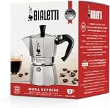 Bialetti Moka Express Aluminium 2 Cup Stovetop Coffee Maker Silver view 6