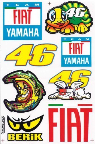 Valentino Rossi 46 Graphic Sticker Decal ATV Dirt 1 Sheet #8P.
