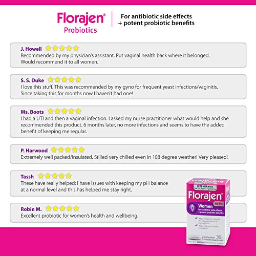 Florajen Women High Potency Refrigerated Probiotics Maintains Women's