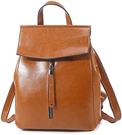 Womens Backpack Purse Genuine Leather Shoulder Bag for School Girls