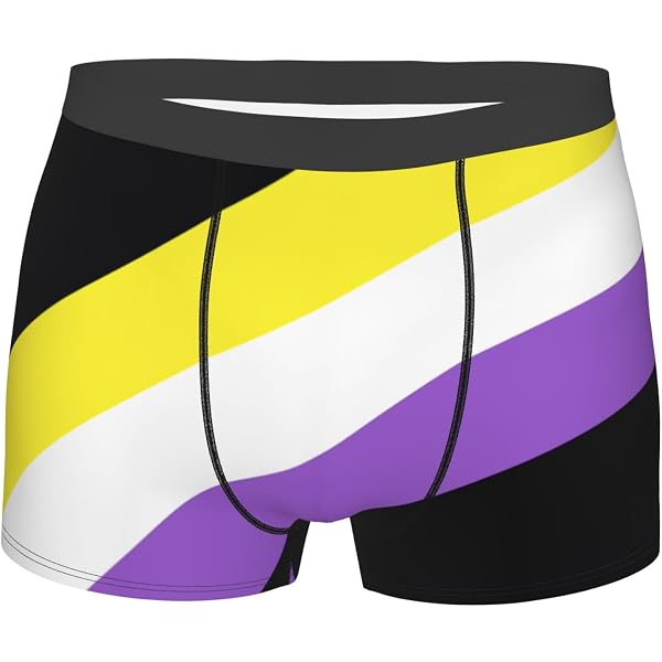 Funny Ohio State Map Men's Boxer Briefs - Gray Novelty Underwear, Breathable Stretch Fit (Perfect Gift)