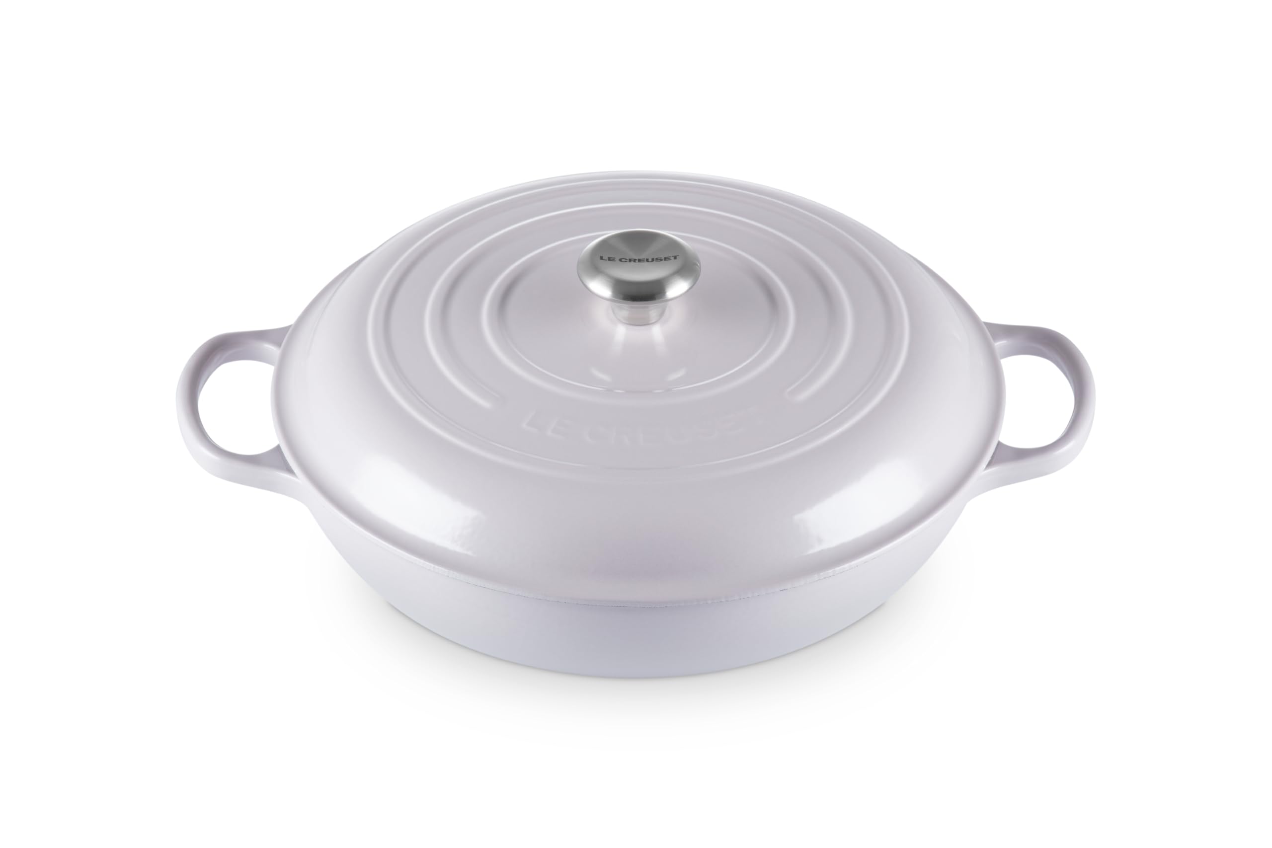 Le Creuset Enameled Cast Iron Signature Braiser, 5 qt., Shallot Image