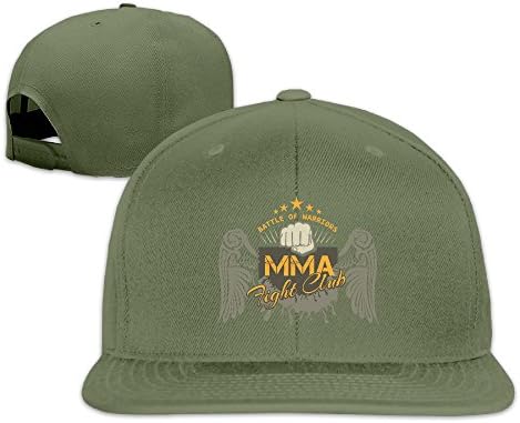 JOUYR ROUYSG Unisex Mma Flat Bill Hip Hop Hat Snapback Baseball Cap