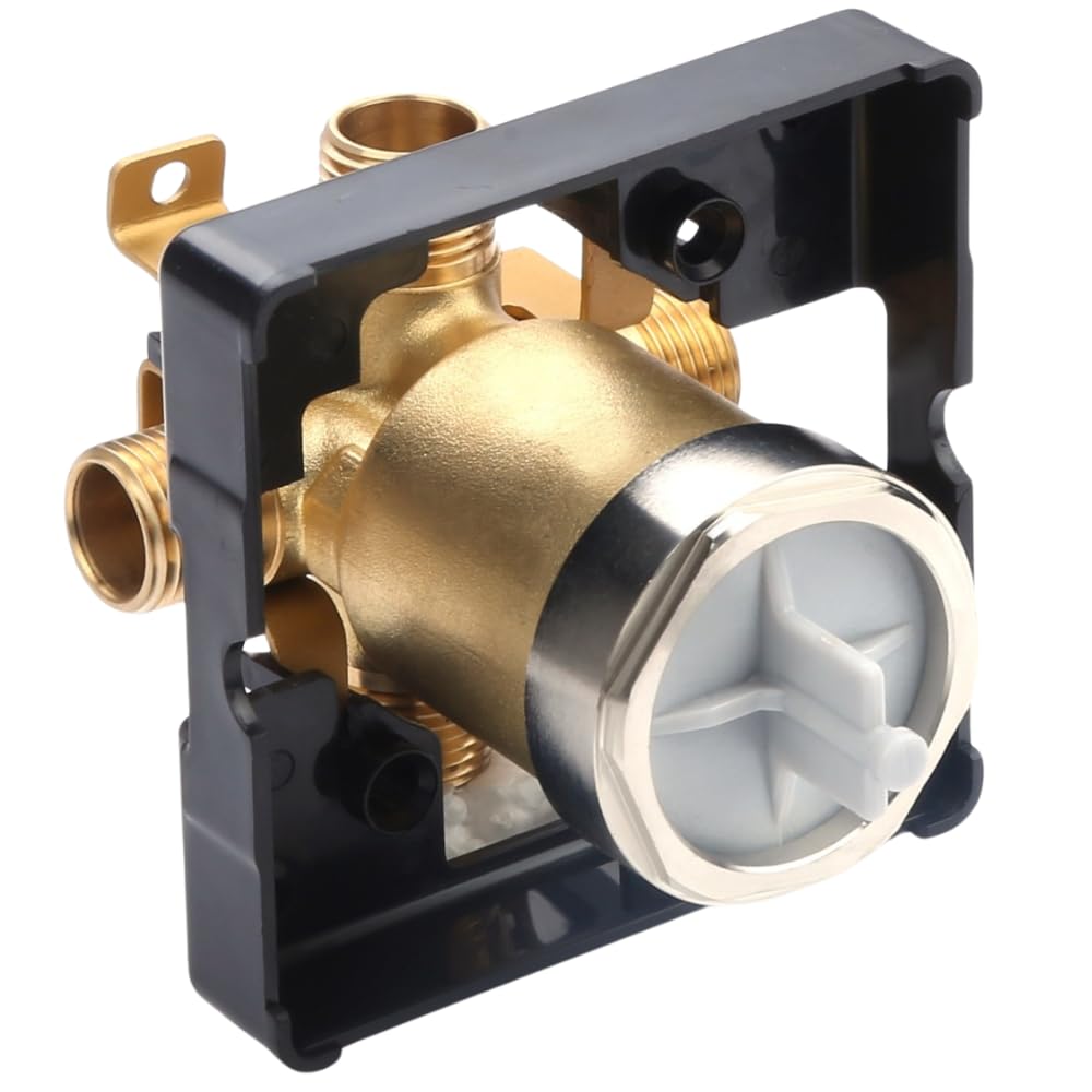 Photo 1 of R10000-UNBX Universal Tub and Shower Valve Body for Shower Faucet, Works with most Single-Function 13 or 14 series or Dual-Functions 17, 17T series Trim Kits