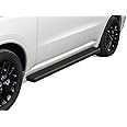 APS Running Boards (Side Bars Side Steps Step Bars) Compatible with Dodge Durango 2011-2025 4-Door (Will Not Fit Models with OE Skirt Cladding) (Black Powder Coated 5 inches)