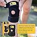 Top Knee Brace Support Sleeve For Arthritis, ACL, Running, Basketball, Meniscus Tear, Sports, Athletic - Open Patella Protector Wrap with Adjustable Non Slip Neoprene Straps - Relieves Pain