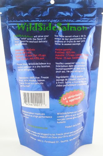 WildSide Salmon Cat Treats - 3 oz