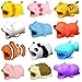 LPVLUX Cable BITES for iPhone Cable Cord Cute Animal Phone Accessory Protects Cable Accessory (Pack 12)