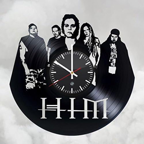 HIM Rock Band From Helsinki Vinyl Record Wall Clock - Decorate your bedroom with Modern Art - Best retro gift for friends