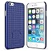 i-Blason Case Designed for iPhone 6 Plus, i-Blason® [Transformer] iPhone 6 Plus (5.5) Case Slim Holster **Kickstand** [Holster Combo] Textured Finish [Better Grip] - Slim Case (Blue)
