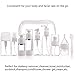 SOIBEA Travel Containers for toiletries - TSA Approved Air travel size Bottles and jars Set 12 Pcs Toiletries Liquid Containers for Cosmetic Makeup with 1 toiletry Bag