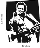 Johnny Cash Folsom Prison Cut Vinyl Decal