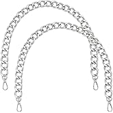 PH PandaHall Chunky Metal Purse Chain Metal Chain Strap, Handles Shoulder Strap Handbag Chain Replacement