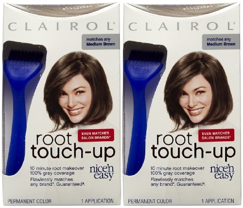 Clairol Nice n Easy Touch, Up, 005, Medium Brown, 2 pk