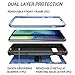 YOUMAKER Case for Galaxy S10, Metallic Blue Heavy Duty Protection Full Body Shockproof Slim Fit Without Built-in Screen Protector Case Cover for Samsung Galaxy S10 6.1 inch (2019) - Blue/Black