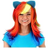 My Little Pony Rainbow Dash Costume Wig with Ears by elope