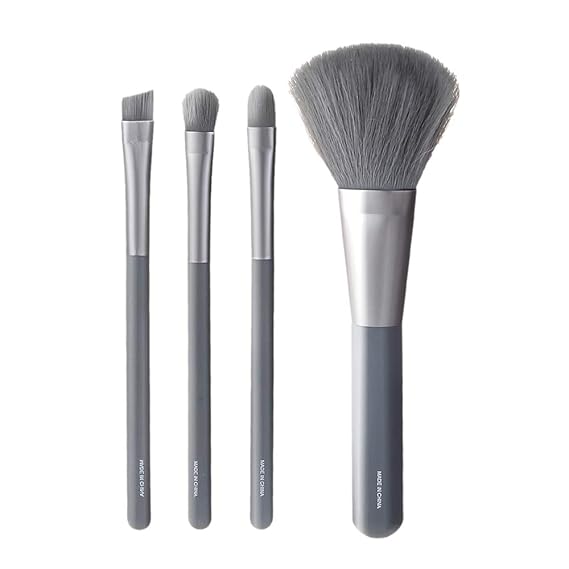 MINISO Mini Makeup Brush Set Eye Face Brush Collection, of 4 Pack, Random Color Amazon.in Home