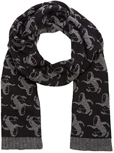 Original Penguin Men's Running Pete Scarf, Black, One Size
