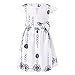 SMILING PINKER Toddler Little Girls Flower Dress Cotton Casual Summer Sundress
